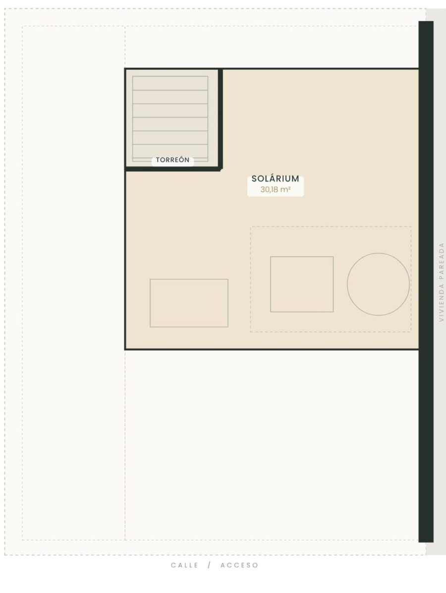 Second floor · Solarium — Residencial Montesol