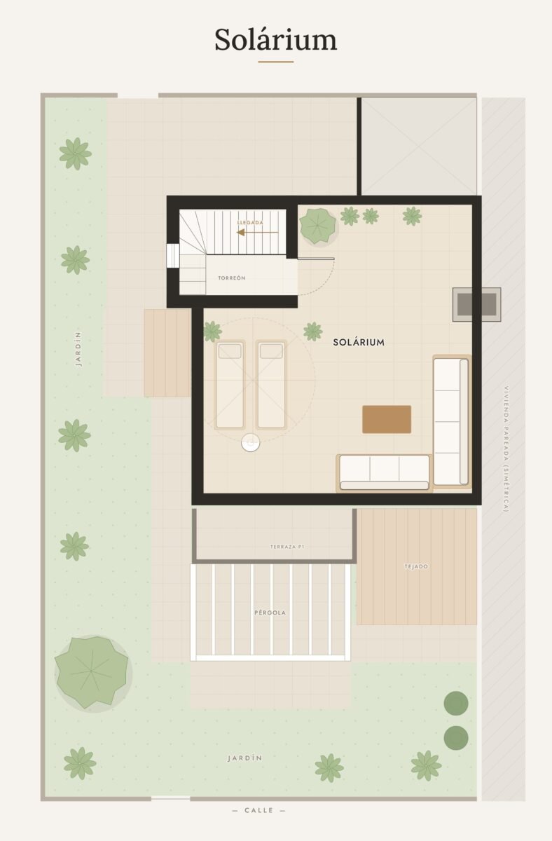 Second floor · Solarium — Residencial Montesol